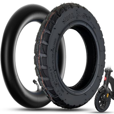 GLDYTIMES 10x2.50 Off Road Tire and Tube Set, Only Fit for 6 inch Rim Hub, Fit for 6" Rim Smart Self Balancing Hoverborad, for Kugoo M4/ M4 Pro, Inokim Quick 4 Electric Scooter