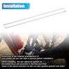 X AUTOHAUX 24pcs 13G J Bend Bicycle Galvanized Spokes 268mm 10.55" Cycle Spokes with Brass Nipples Steel Spokes for Mountain Bike MTB view 4