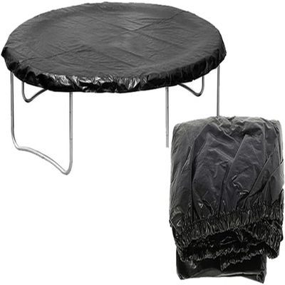 MDybf Trampoline Cover 6/8/10/12/13/14/15/16ft Not Afraid of Rain Or Snow Can Cover Trampoline Outdoor Round Trampoline Cover (Color : Black, Size : 14FT)