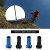 LT Easiyl 100pcs Bike Wheel Spoke Nipples Bicycle Spoke Protector for Mountain Bike Road Bike 14G / 2mm Dia Steel Spoke Black Red Blue Gold Cycling Replacement Accessories view 3