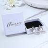 FASACCO Clip On Earrings for Women Lightweight Clip on Rhinestone Non Pierced Clip Earrings Crystal Wedding Formal Earring Birthstone Earring (With Box) Simulated-Pearls Clip view 4