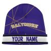 Baltimore Custom Beanie, Add Personalized Name Knit Hat for Women Men, Sports Stylish Winter Wear, Gift for Fans view 1