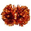 aiviwiai Professional Metallic Cheerleading Pom Poms with Baton Handle, 1 Pair Vibrant Cheerleader Poms for Cheer Squad Spirit, Dance Performance Gear, Team Sports Accessories view 1