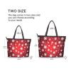 KFBE Women Tote Bags Christmas Snowflake Top Handle Satchel Handbags Shoulder Bag for Shopping M 20848463 view 3
