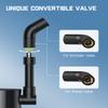 Fanttik X9 Ace Mini Bike Pump, 32s Fast Inflate Bike Pump with Gauge, 150PSI Electric Air Pump with Presta and Schrader Valve, Suitable for Mountain Bike, Road Bike, Electric Bike, MTB view 2