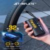 Fanttik X9 Ace Mini Bike Pump, 32s Fast Inflate Bike Pump with Gauge, 150PSI Electric Air Pump with Presta and Schrader Valve, Suitable for Mountain Bike, Road Bike, Electric Bike, MTB view 4