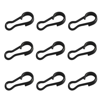 KTGCOZS Pack of 50 Fast Snaps Clip Stainless Steel Clips 12mm Fishing Connector