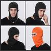 Pukavt 2 Pack Ski Mask Balaclava Shiesty, Motorcycle UV Protection for Men Women, Windproof Scarf for Snowboard Cycling Black/Orange view 2