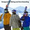 Pukavt 2 Pack Ski Mask Balaclava Shiesty, Motorcycle UV Protection for Men Women, Windproof Scarf for Snowboard Cycling Black/Orange view 4