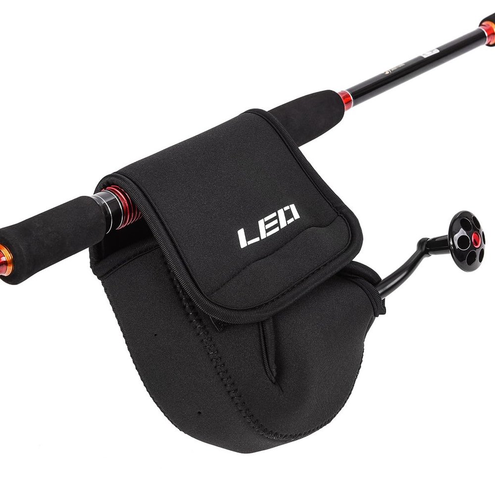 KTGCOZS pack of 1 Fishing Reel Cover Spinning Reel Cover Case Bag Fits1000-10000 Series (M# 15 * 14 * 5.5cm)