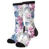 Aoojanu Summer Tropical Exotic Forests Flower Women'S Novelty Crew Socks Casual Funny Crazy Dress Socks view 1