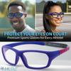 BLUE CUT Sports Protection Goggles, Safety Glasses for Basketball, Pickleball, and Outdoor Sports view 2