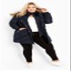 Avenue Women's Plus Size Abigail Puffer Jacket view 3