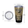 New Orleans Travel Mug Tumbler Stainless Steel Cup Personalized Coffee Mug Sealed Lid Straw Fan Gifts Insulated Keeps Drinks Coldhot Custom Name Number view 4