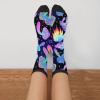 Aoojanu Science Fiction Mushroom Women'S Novelty Crew Socks Casual Funny Crazy Dress Socks view 3