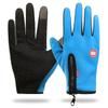 KOSTEN Winter Men's Gloves Warm Touchscreen Sport Fishing Splash-Proof Skiing Army Cycling Snowboard Nonslip Zipper Women Gloves-Ordinary Blue-XL view 1