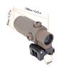 Bravary G33 G43 G45 Riflescope Magnifier - 3X & 5X Magnification for Enhanced Accuracy and Targeting view 2