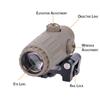 Bravary G33 G43 G45 Riflescope Magnifier - 3X & 5X Magnification for Enhanced Accuracy and Targeting view 3