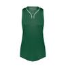 Augusta Sportswear Ladies Cutter+ Sleeveless Jersey Dark Green/White XS view 1