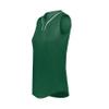 Augusta Sportswear Ladies Cutter+ Sleeveless Jersey Dark Green/White XS view 4