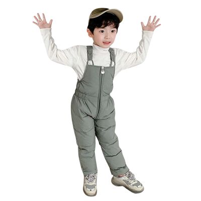 Kids Boys and Girls Winter Snow ibs, Water-proof Insulated Snowboard Overalls, Windproof Ripstop (Green, 2-3 Years)