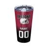 Arizona Travel Mug Tumbler Stainless Steel Cup Personalized Coffee Mug Sealed Lid Straw Fan Gifts Insulated Keeps Drinks Coldhot Custom Name Number view 1