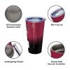 Arizona Travel Mug Tumbler Stainless Steel Cup Personalized Coffee Mug Sealed Lid Straw Fan Gifts Insulated Keeps Drinks Coldhot Custom Name Number view 3