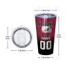 Arizona Travel Mug Tumbler Stainless Steel Cup Personalized Coffee Mug Sealed Lid Straw Fan Gifts Insulated Keeps Drinks Coldhot Custom Name Number view 4