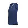 Augusta Sportswear Ladies Cutter+ Sleeveless Jersey Navy/White 2XL view 4