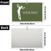 FZDXZJJ Custom Golf Towels for Women Personalized Golf Towel with Name Or Text for Golf Bags with Clip Golf Gifts for Golf Fan, Funny Golf Lover Gift for Women Wife Mom Girlfriend - Dark Olive Green view 3