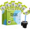 CHTSJQW Portable Toilet Absorbent Gel Powder, 60 Pack Poo Gel for Camping Eco Absorbent Gel, Poo Urine Powder for Camping Outdoor Hiking Fast-Acting Gel view 1