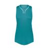 Augusta Sportswear Ladies Cutter+ Sleeveless Jersey Teal/White 2XL view 1