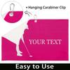 FZDXZJJ Custom Golf Towels for Women Personalized Golf Towel with Name Or Text for Golf Bags with Clip Golf Gifts for Golf Fan, Funny Golf Lover Gift for Women Wife Mom Girlfriend - Deep Pink Cute view 4