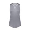 Augusta Sportswear Ladies Cutter+ Sleeveless Jersey Graphite/White 2XL view 1