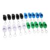 Cute Slipper Keyring 20 Pcs Cute Shoe Keychains, Silicone Beach Hole Sandals Key Ring 4 Colors Little Slipper Keychain, Mini Backpack Key Chains Key Ring for Kids Adults view 3