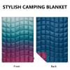 marshmallow dream Camping Blanket, Packable Puffy Blanket Down Alternative Blanket Lightweight Windproof Water Resistant for Outdoors,Hiking, Backpacking,Beach,Car,Picnic,Stadium 52x75in view 2