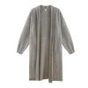 CYBELES Soft Sweater Jacket, Knitted Cardigan with Long Sleeves Mocha Color view 2