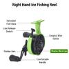 Lixada Wire Cup Ice Fishing Reel Plastic Line Speed Adjustable 2.8:1High Speed Ratio, Raft Fishing Wheel Lightweight Front Fishing Reel for Ice Fishing, Left/Right Hand view 3