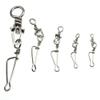 KTGCOZS Pack of 30 Fishing Rolling Swivels Barrel Snaps Swirl Clip Stainless #1-#5 Easy Clip Rig (3# 36lb 30pcs) view 1