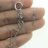 KTGCOZS Pack of 30 Fishing Rolling Swivels Barrel Snaps Swirl Clip Stainless #1-#5 Easy Clip Rig (3# 36lb 30pcs) view 4