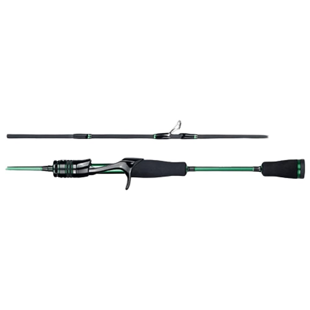Portable Fishing Pole 2 Section Casting Rod Fishing Pole Solid Fishing Rod Comfort Casting Reel and Fishing Rod Combo Portable Casting Rod Easy to use