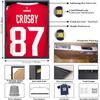 Real Wood Jersey Display Frame Case Extra Large Lockable Shadow Box UV Protection & Hanger by Amebee for Baseball Basketball Football Hockey Shirt, Jersey & Memorable Frame (Wood Frame Extra Large) view 4