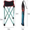 GKEVER Outdoor Camping Stool, Portable Foldable Fishing Chair Stool, Breathable Waterproof Small Stool for Hiking Fishing Travelling view 2