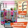 Happin 55 Trampoline for Kids with Safety Enclosure, Indoor & Outdoor Toddler Trampoline, Ultra Safe Design with Multi Activity Accessories, Perfect Toddler Gift for Boys & Girls Ages 18 view 4