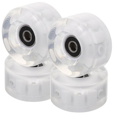 BESPORTBLE Roller Skates Accessories 1 Set Roller Skating Wheel Skate Accessories Light up Wheels Light up Skating Wheel Flashing Skating Wheels