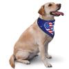 Heart USA American Flag Israel Israeli National Flag Dog Bandana Adjustable Triangle Pet Scarf Premium Quality Bandanas for Dogs and Cats view 2