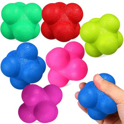 BESPORTBLE 6pcs Hexagonal Reaction Agility Training Equipment for Fun Interactive Sports Lightweight High Difficulty Improve Reaction Coordination for Soccer Basketball Volleyball