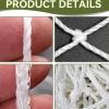 Soccer Net, Sports Soccer Replacement Goal Nets,Goal Replacement Net for Sports Match Training,Adults and Youth Soccer Practice(Size:6x4ft) view 2