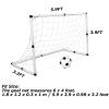 Soccer Net, Sports Soccer Replacement Goal Nets,Goal Replacement Net for Sports Match Training,Adults and Youth Soccer Practice(Size:6x4ft) view 3