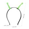Abaodam Glow in the Dark Headband Halloween Party Hair Accessory with Antenna Light up Headband for Costume and Cosplay view 2